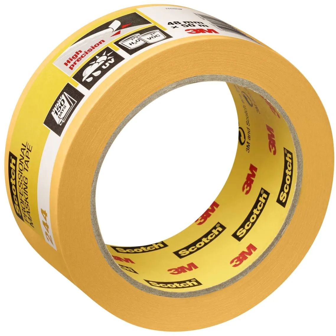 3M 244 Abdeckband-gold 18mmx50m - eingeschweißt