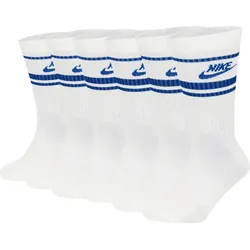 Socken Unisex 6er Pack-U NK CREW NSW ESSENTIAL STRIPE WEISS|ultraweiß 38/42