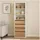Hti-Living Kommode Nina XXL 50 x 40 x 161 cm Weiß