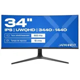JAPANNEXT UWQHD Curved Monitor 34"