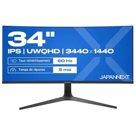 JAPANNEXT UWQHD Curved Monitor 34"