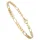 Unique Figaroarmband Gelbgold 333 21 cm