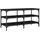 vidaXL Schuhbank 100 x 38,5 x 49 cm schwarz / schwarz