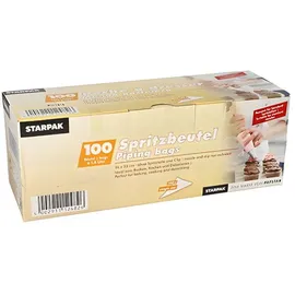 Papstar Spritzbeutel 1,8 l 46 cm x 23 cm transparent