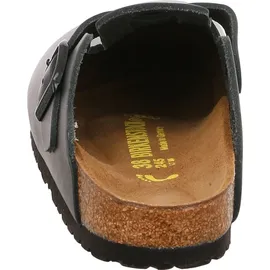 Birkenstock Boston Naturleder schmal schwarz 45