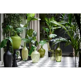 Light & Living Light & Living, Beistelltisch, Dakwa Glas, Grau Grün - Ø30x50 cm,