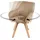 Riess-Ambiente Drehbarer Stuhl LIVORNO champagner greige Samt Buchenholz Esszimmerstuhl Küchenstuhl