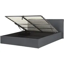 Beliani Polsterbett Grau