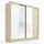 A&J MöbelLand Schwebetürenschrank SOLO 200 x 215 x 59,5 cm Beige