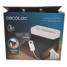 Cecotec HeatConfort FootWarmer, Schwarz, 180 min, Elektronisch, 100 W, AC - Schwarz
