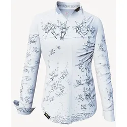 SCHRÄGE VÖGEL - Weiße Bluse mit Vögeln - GERMENS