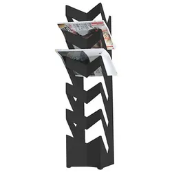 Radius Design - Zeitungshalter 'news' Boden, schwarz