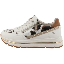 Mustang Sneaker Low Braun/Weiß Damen 41