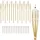 Relaxdays Gartenfackel Bambus 16er Set H: 90 cm natur/braun/weiß
