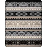 Biederlack Kuscheldecke Winter Braid 150 x 200 cm Mischgewebe Grau