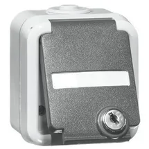 PEHA by Honeywell Schuko-Steckdose 1-fach Grau