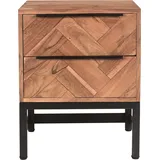 miliboo Nachtschrank Stick 0 x 0 x 0 cm Schwarz