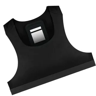 Fußball Tracker Weste, fußball GPS Tracker Weste, Smart Fußball-Aktivitätstracker, Atmungsaktive Sportweste Für Männer Und Frauen Rekorder Für Fußballtraining, App-Steuerung, Sport, Fußball, Tragbar