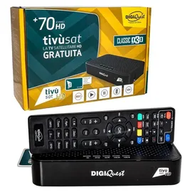 DIGIQuest Tivusat Classic Q30, DVB-S2 mit HD-Videorekorderfunktion | HDR10/HLG | Merlin