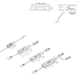 Hera LED-Trafo 350mA 9W 61500300904