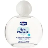 Chicco Erfrischendes Wasser Baby Moments, Duftwasser für Kinder, Zarter Duft mit natürlichen Inhaltsstoffen, 0 Monate+, 100 ml