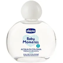 Chicco Erfrischendes Wasser Baby Moments, Duftwasser für Kinder, Zarter Duft mit natürlichen Inhaltsstoffen, 0 Monate+, 100 ml