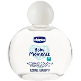 Chicco Erfrischendes Wasser Baby Moments, Duftwasser für Kinder, Zarter Duft mit natürlichen Inhaltsstoffen, 0 Monate+, 100 ml