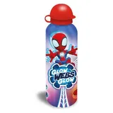 SpiderMan Glow Web Blau 0,5 l