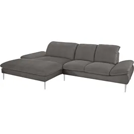 W.Schillig Eckcouch Chenille 3-Sitzer Grau
