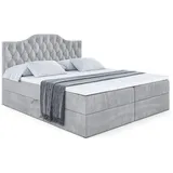 altdecor Boxbett, VILA-1 - 160x200 cm - H3 - Hellgrau