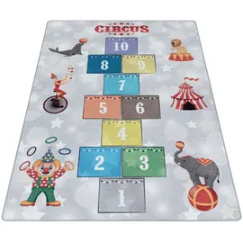 Ayyildiz Kinderteppich Play 2909 Grau 100 cm x 150 cm