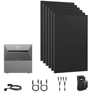 5,4 kWh inkl. 1x B2700 Erweiterungsakku + 6x 440 W Solarpanel