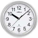 Paragon (Atlanta) Funkwanduhr 4522 Ø 28 cm Kunststoff Silber
