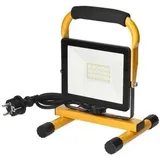 Böttcher-AG Baustrahler mit 1,5m Kabel, 2.100 Lumen, 30 Watt, IP44 Spritzwasserschutz