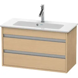 Duravit Waschtischunterschrank wandhängend „Ketho“ 80 × 48 × 38,5 cm in Eiche Natur