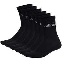 Adidas Socken, 6er Pack-Linear Crew Cushioned 43/45