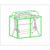Loywe stabile Schutzhülle für Hollywoodschaukel Gartenschaukel für (LW51) LWG112New