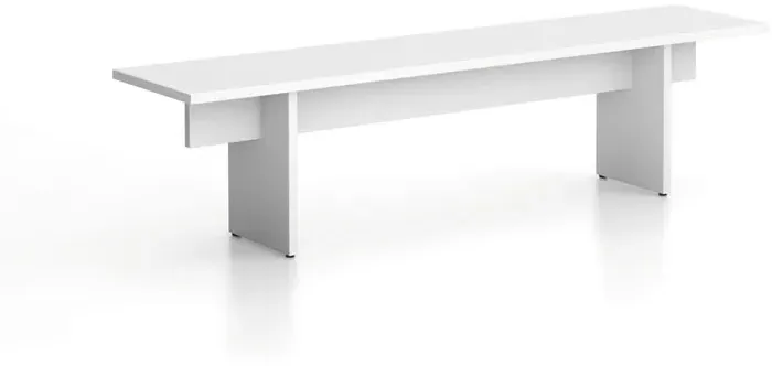 Bank SOLID, 1800 x 400 x 443 mm, weiß