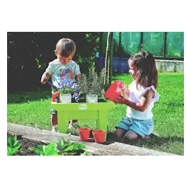 Buri Kinder-Hochbeet mit Gartenwerkzeug Frühbeet Pflanzkasten Kräuterbeet Gemüsebeet