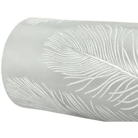 Pauleen Cosy Feather LED-Kerze 2 St. grau/weiß