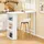 SoBuy Bartisch 112 x 57 x 106 cm Weiß