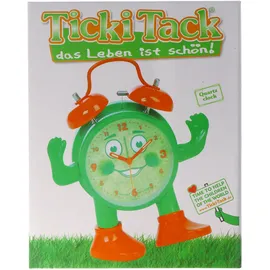 Technoline Ticki Tack Kinderwecker grün/orange