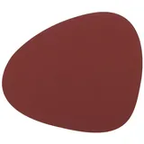 LINDDNA Tischset Nupo L Curve Leder Rot (Large)