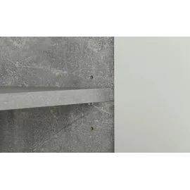 Möbel Boss uno Hochschrank 38 x 190 x 30 cm Grau Kunststoff