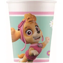 Procos - Paw Patrol Skye - Pappbecher (200ml, 8 Stück)