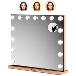 Hollywood-Spiegel - 58x48cm - Roségold - PRE-ORDER