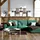Relaxdays Flickenteppich 60 x 100 cm Rot