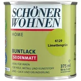 SCHÖNER WOHNEN-Farbe Home Buntlack 2449.0375.6129 (Limettengrün, 375 ml, Seidenmatt)