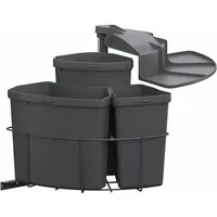 Vauth-Sagel Einbau-Abfallsammler Center 3-fach Lava