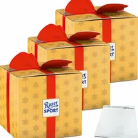 Ritter Sport Geschenk-Würfel 3er Pack 3x83g Packung usy Block